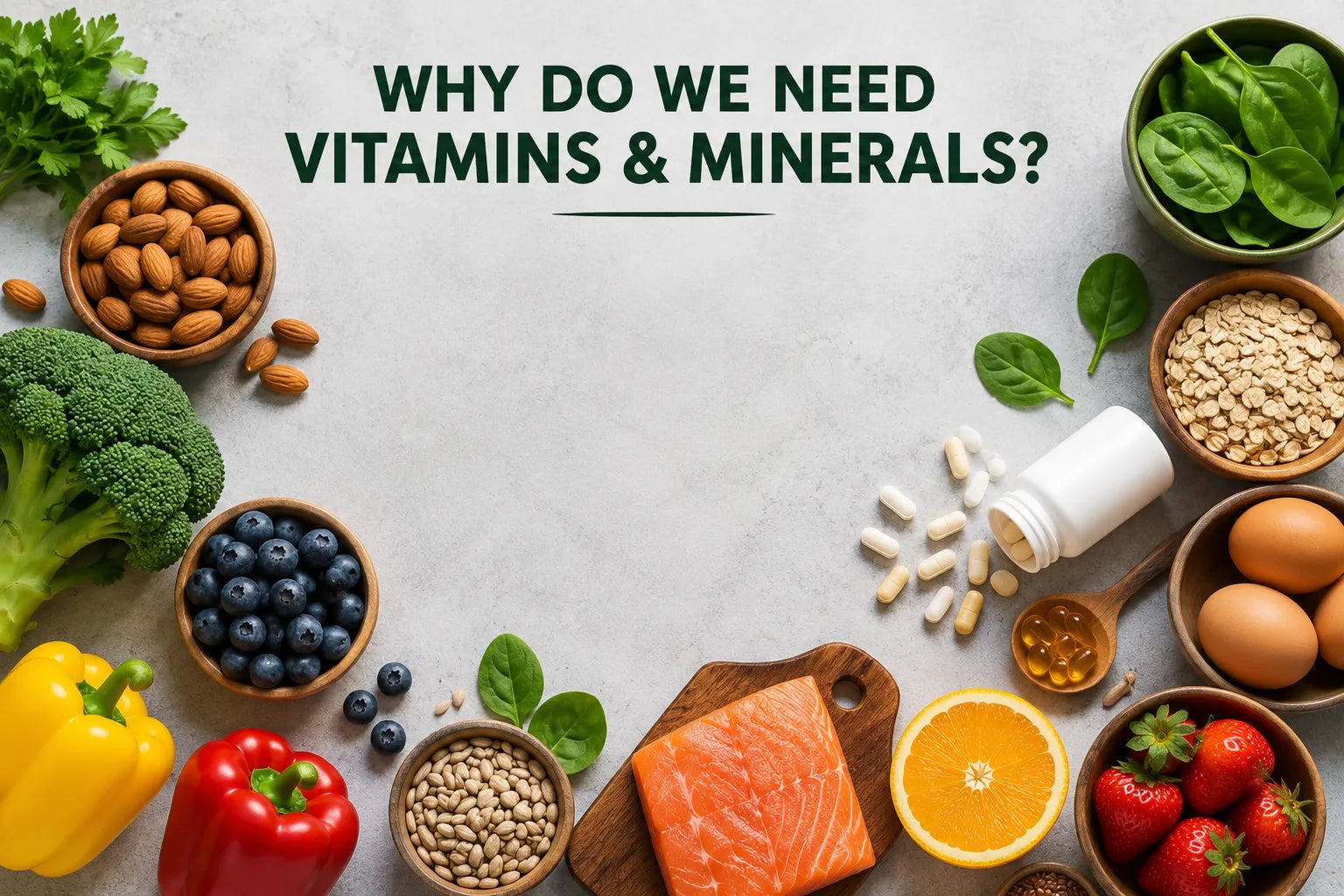 Why Do We Need Vitamins and Minerals