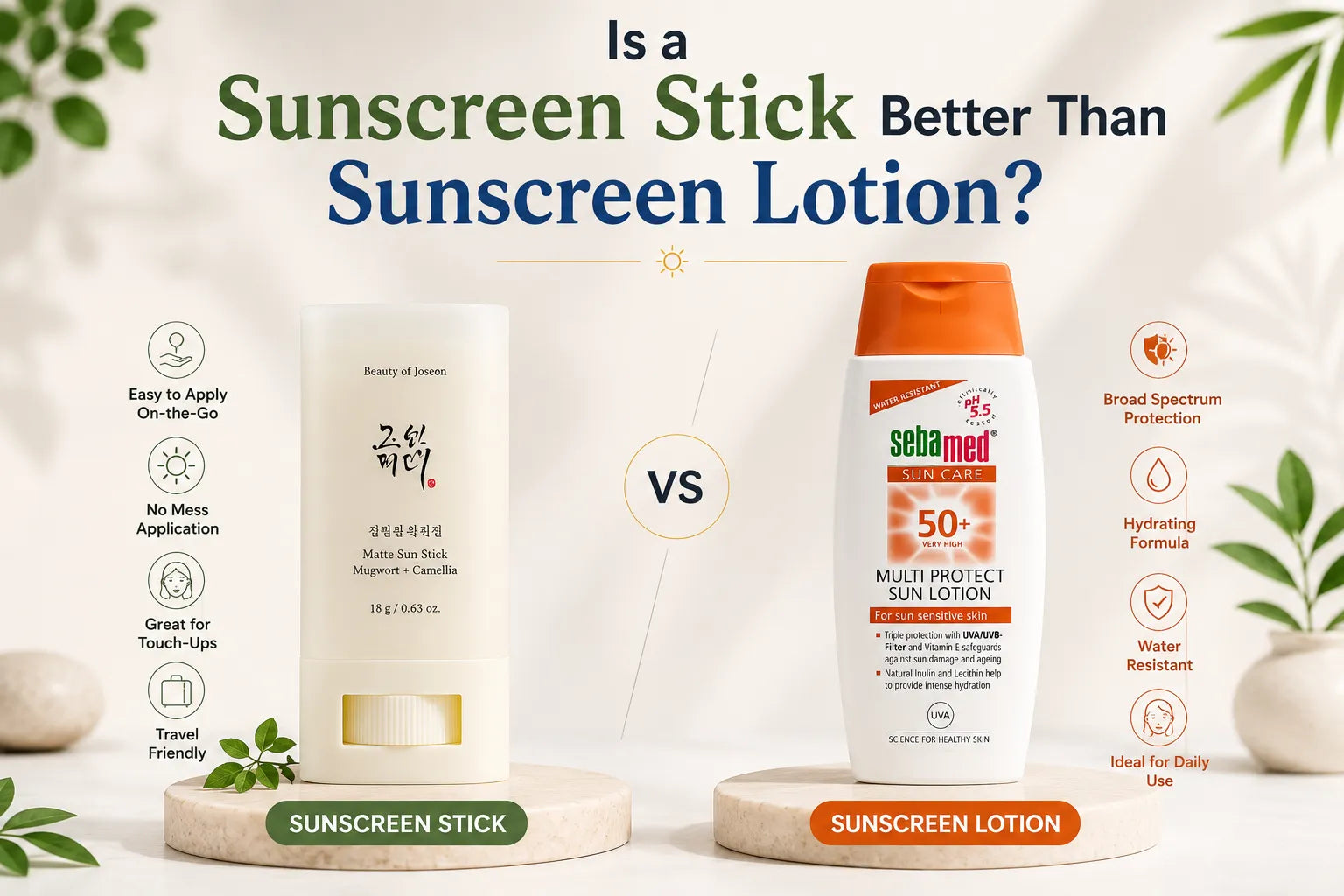 Is a Sunscreen Stick Better Than Sunscreen Lotion