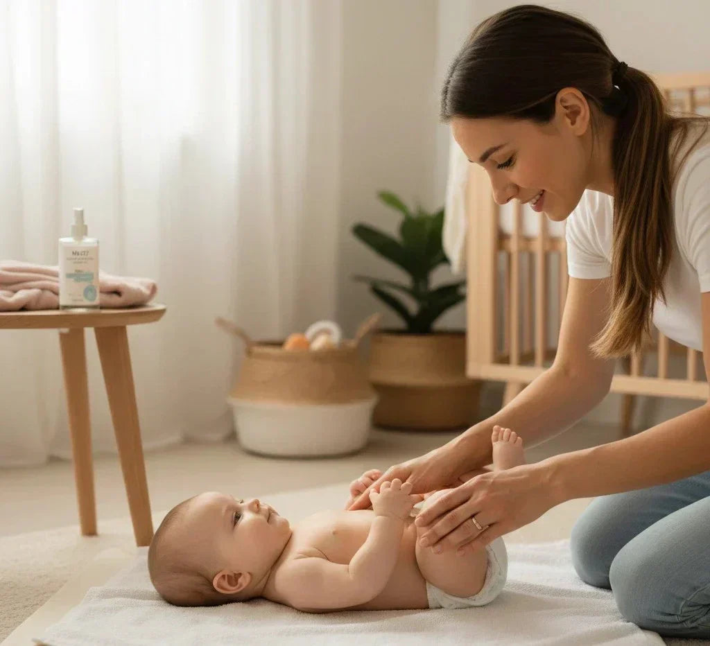 Making Baby Massage a Loving Daily Ritual: Benefits, Timing & Safe Oils to Use