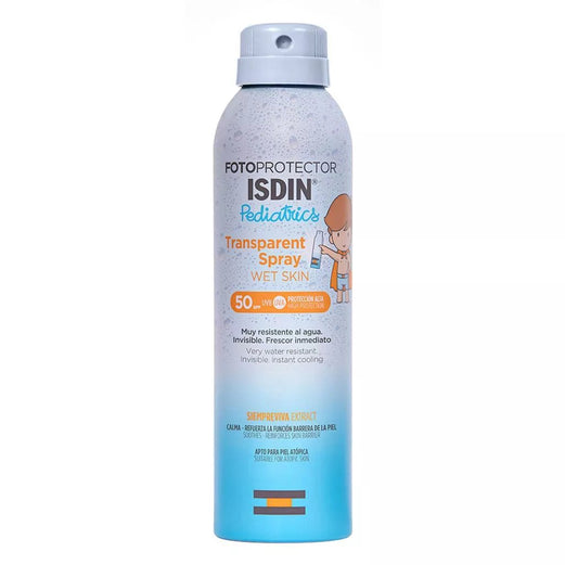 ISDIN FOTOPROTECTOR SPF50 PEDIATRICS TRANSPARENT SPRAY WET SKIN 250ML