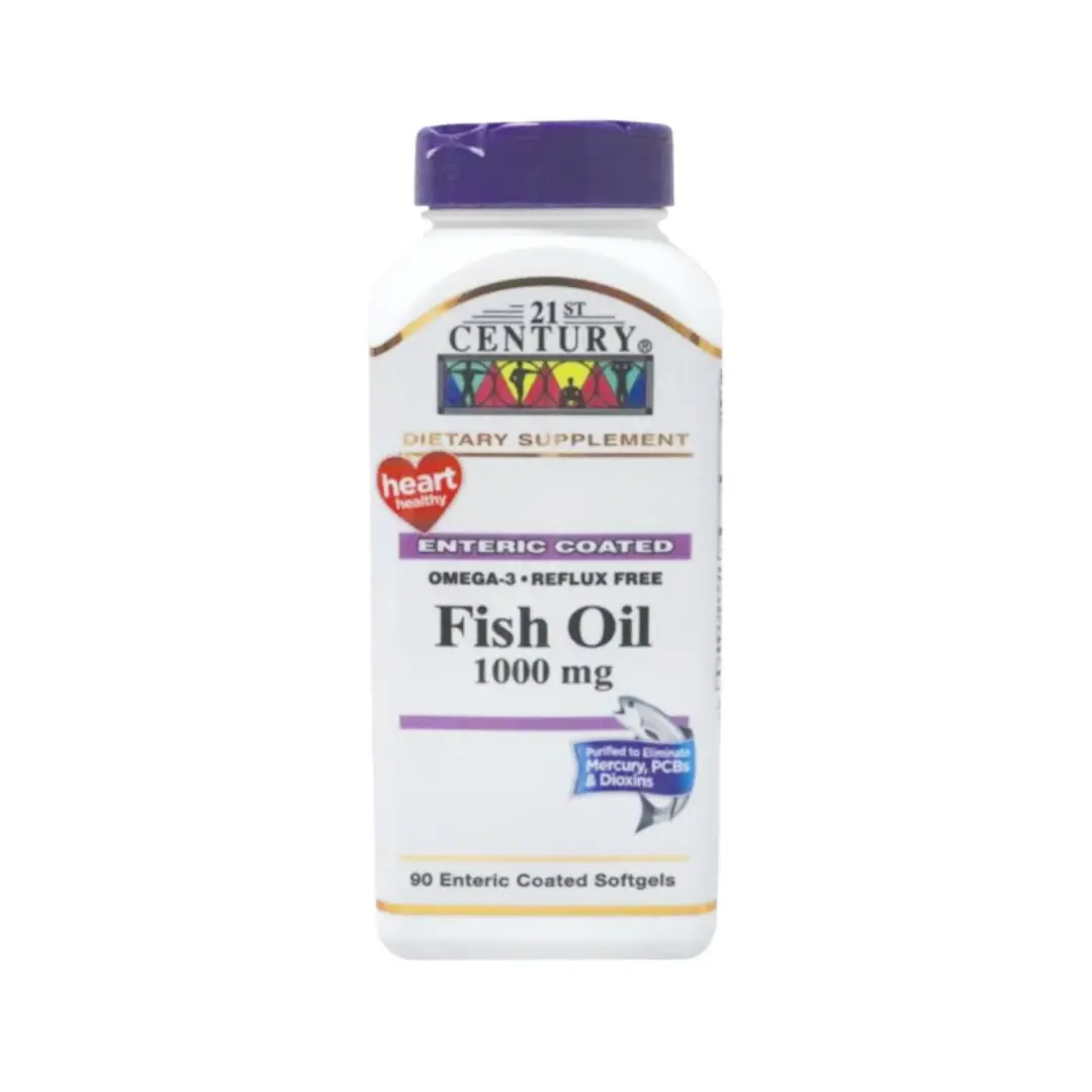 21st Century Omega 3 Fish Oil 1000mg Softgel 90s