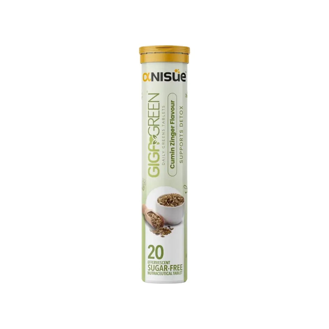 Anisue Giga Green Cumin Zinger Effervescent Tab 20s