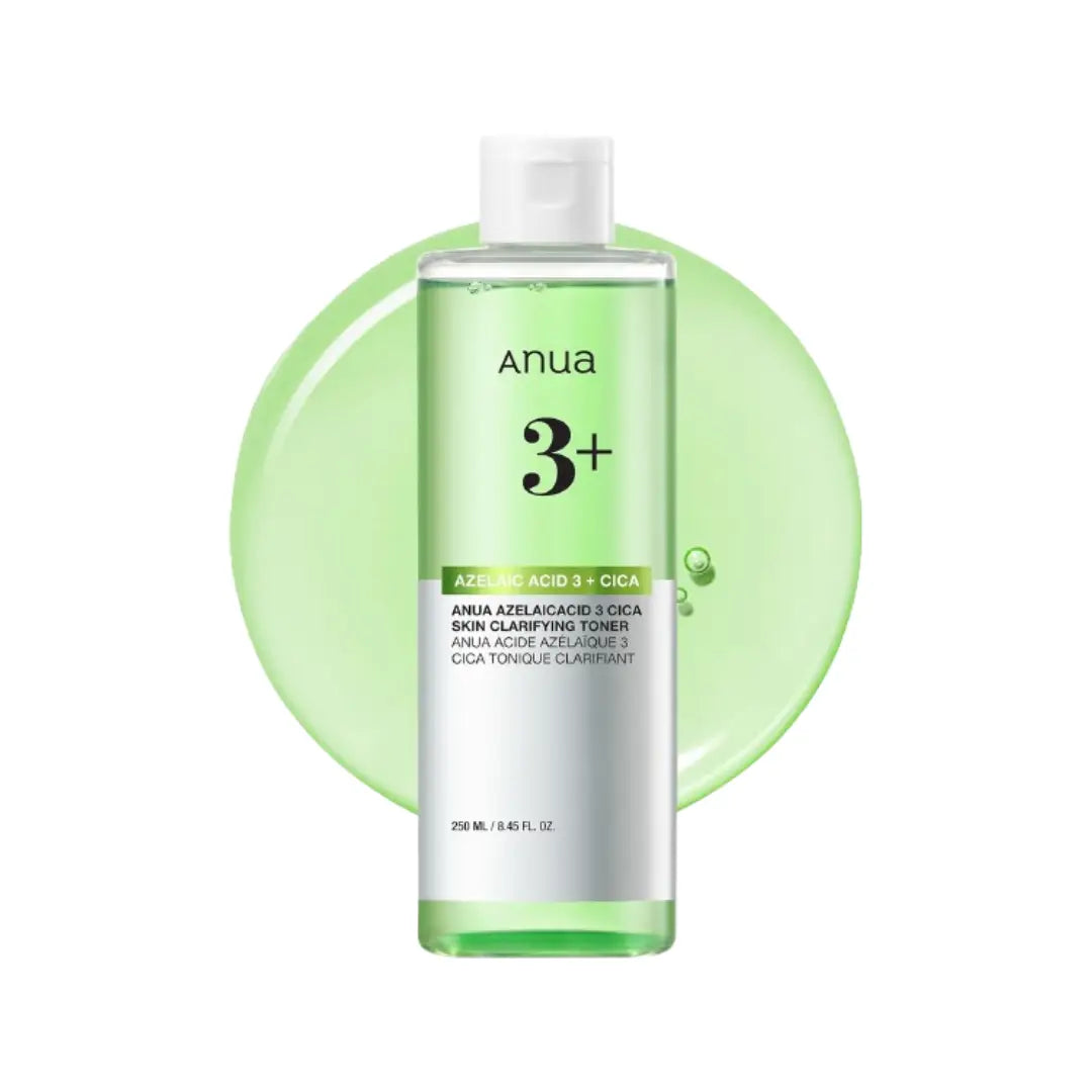 Anua Azelaic Acid 3% + Cica Clarifying Toner 250ml Gentle Clarifying and Soothing Facial Toner
