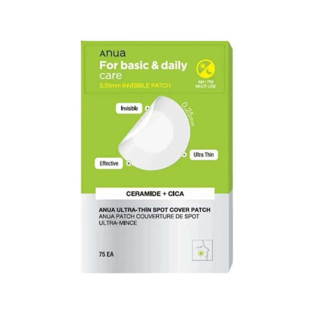 Anua Ultra Thin Spot Cover Patch 1s – Invisible Hydrocolloid Skin Patches for Daily Care