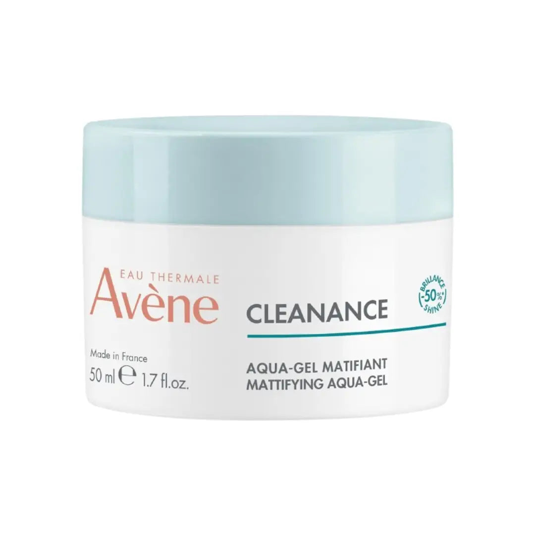 Avène Cleanance Mattifying Aqua Gel 50ml – Oil Control Moisturizer for Oily & Combination Skin