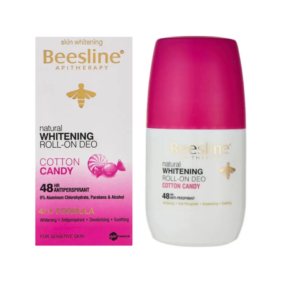 Beesline 4in1 Natural Whitening 48H Deo Roll On Cotton Candy 50ML