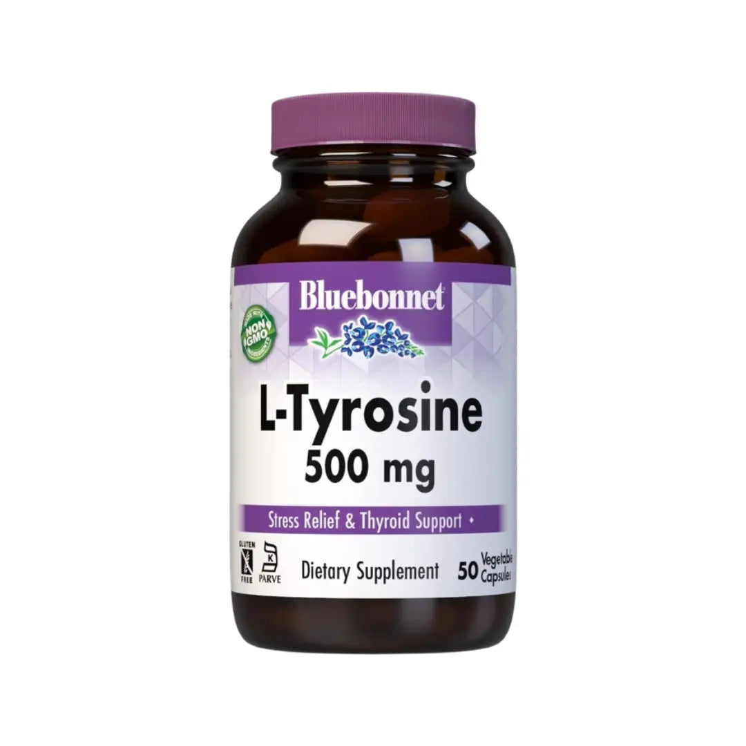 BlueBonnet L Tyrosine 500MG Cap 50s