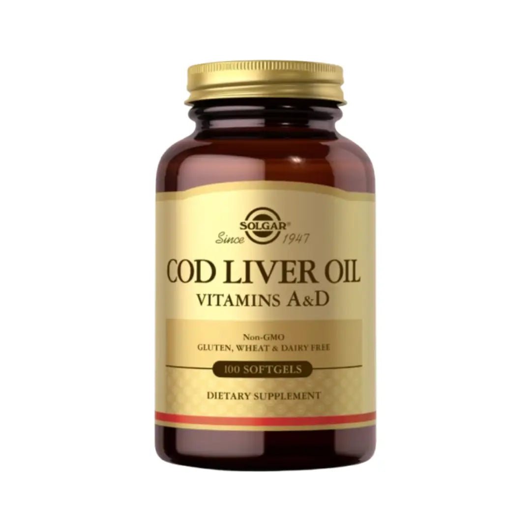Solgar COD Liver Oil Vitamins A&D Softgel 100s