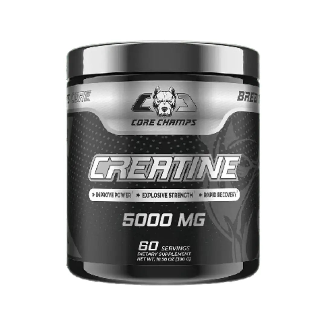CORE CHAMPS Creatine 5000mg 300g – performance supplement for muscle strength and endurance