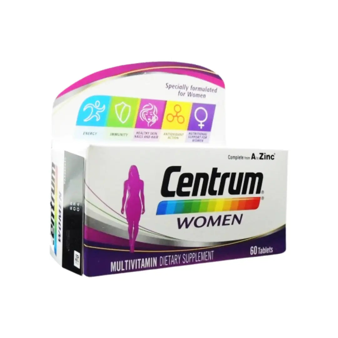 Centrum Women Multivitamin Tablets 60s – daily multivitamin for women’s health and wellness