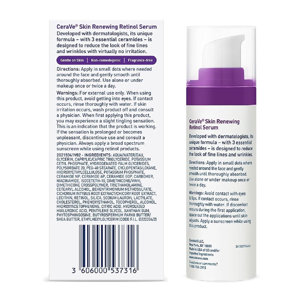 CERAVE SKIN RENEWING RETINOL SERUM 30ML