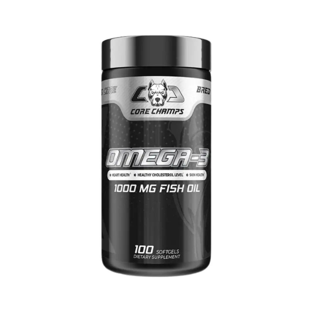 Core Champs Omega 3 Fish Oil 1000mg Capsules 100s