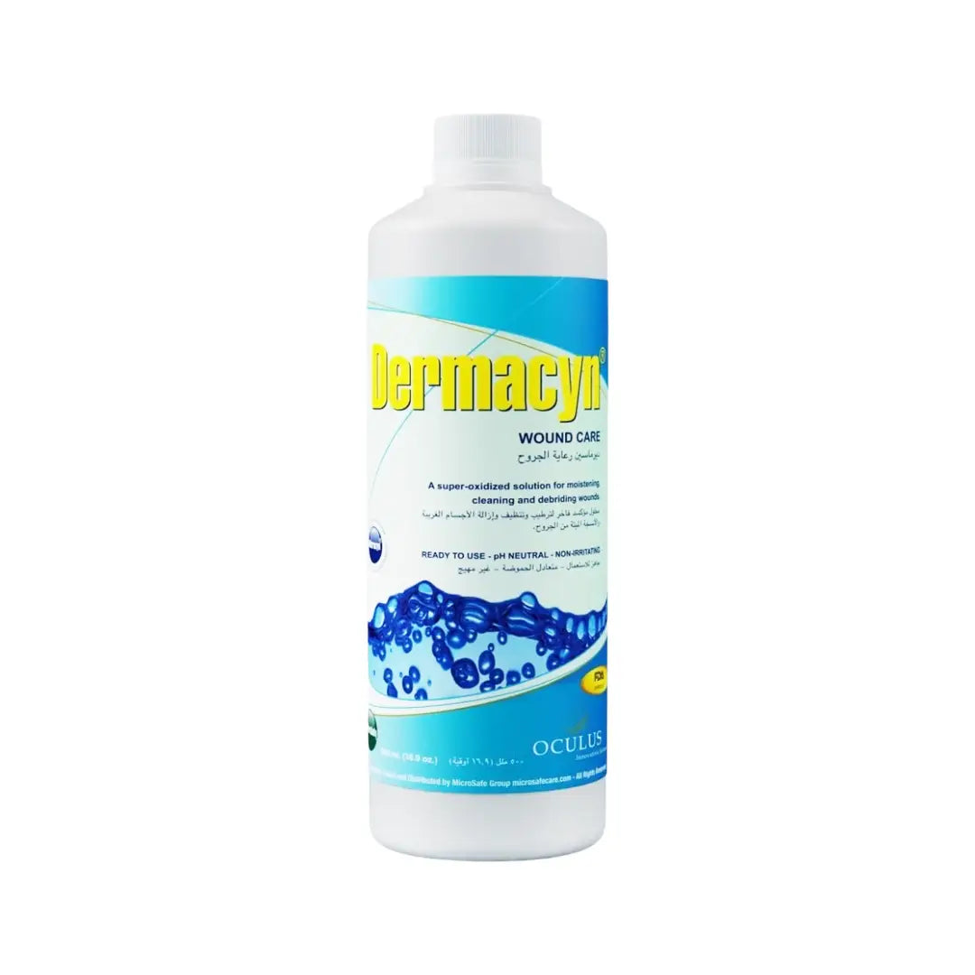 Dermacyn Antiseptic Wound Care Solution 500ml | Advanced Skin & Wound Cleansing Solution