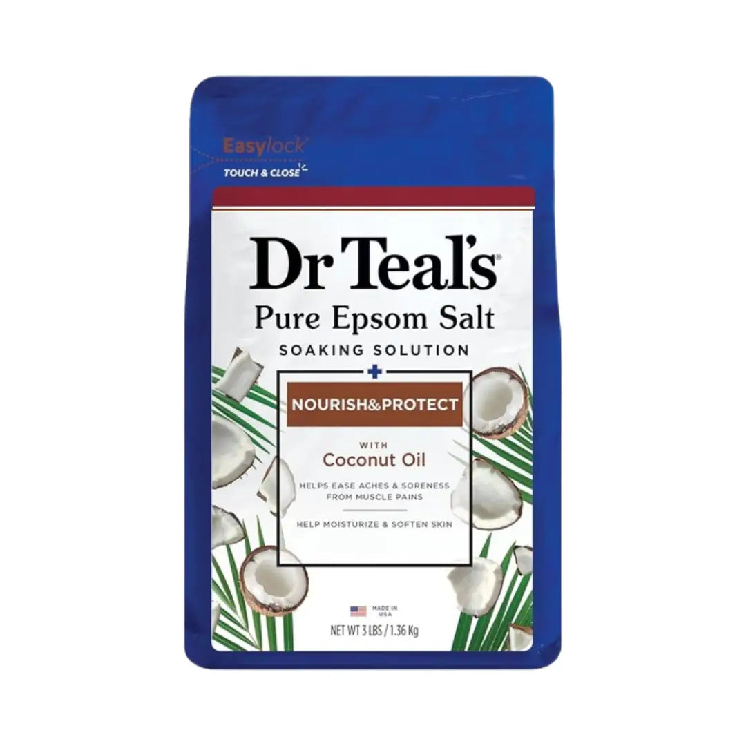 Dr. Teals Pure Epsom Salt Coconut Oil 1.36KG