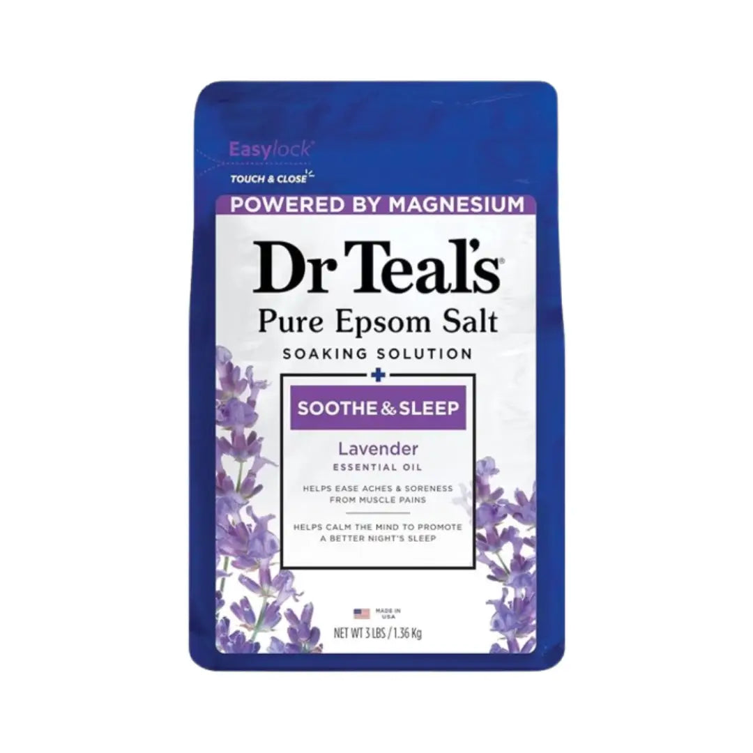 Dr. Teals Pure Epsom Salt Soothe & Sleep Lavender Oil 1.36KG