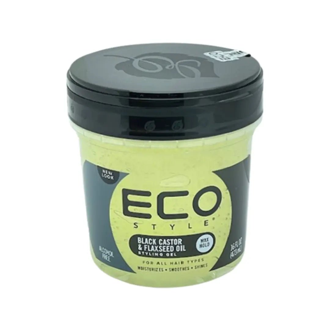 ECO Style Black Castor & Flaxseed Oil Styling Gel 236ML