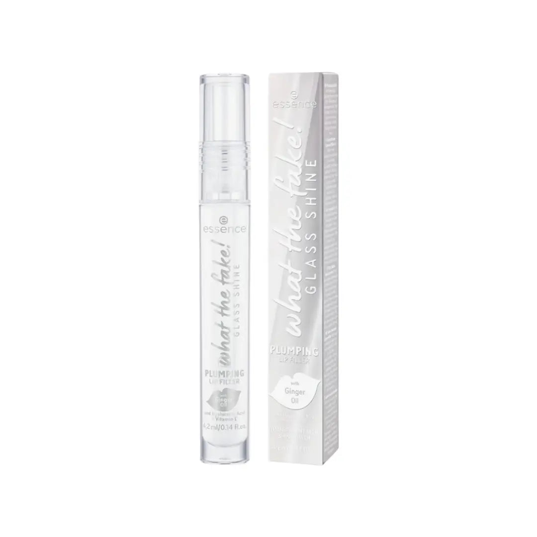 Essence What The Fake Plumping Lip Filler Glass Shine 01 – Glossy Lip Plumper