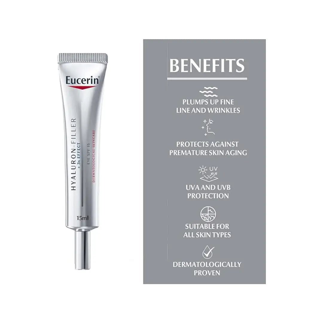 Eucerin Hyaluron Filler SPF15 Anti Wrinkle Eye Cream 15ML
