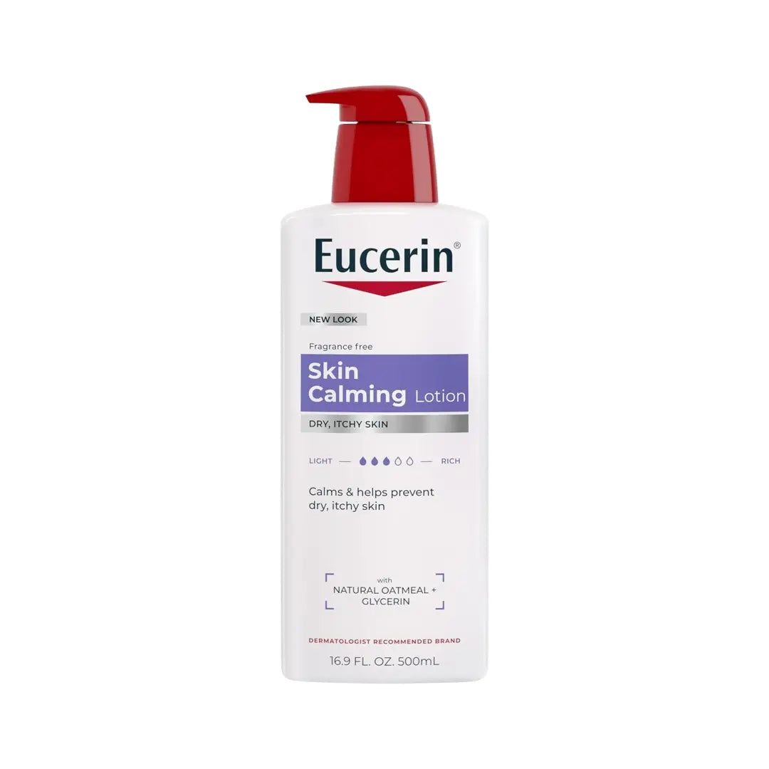 Eucerin Skin Calming Lotion 500ml – Daily Moisturizing Lotion for Dry & Sensitive Skin