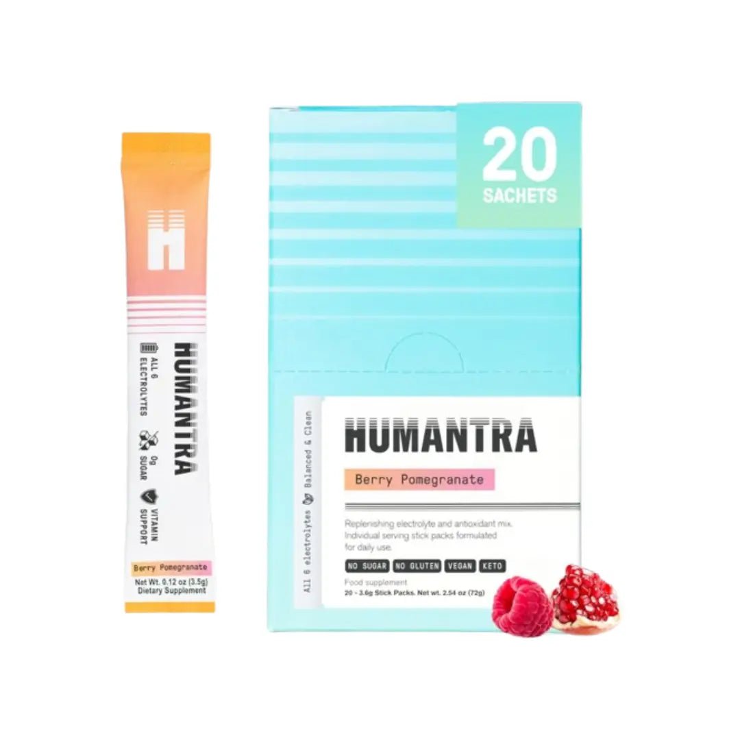 Humantra Hydration Packets Berry Pomegranate Flavor Sachet 20s