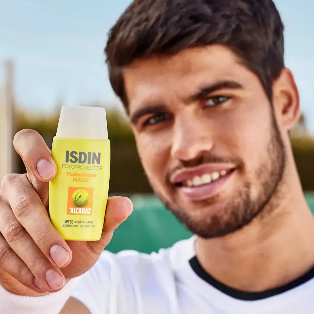 ISDIN Fotoprotector Fusion Water Magic Alcaraz SPF50+ 50ml + Free Tennis ball from Carlos Alcaraz