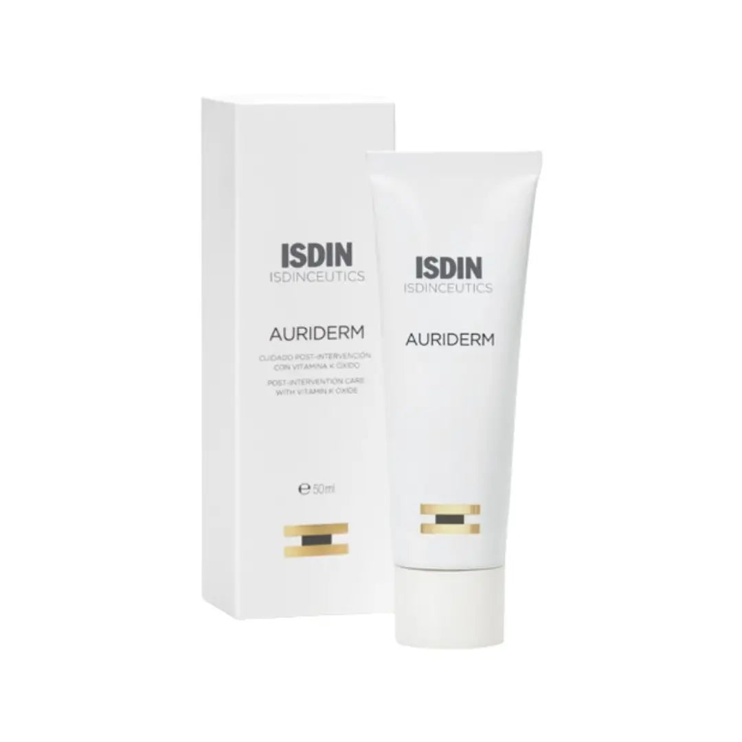 ISDIN Isdinceutics Auriderm Post-Intervention Care Cream with Vitamin K Oxide – 50 ml