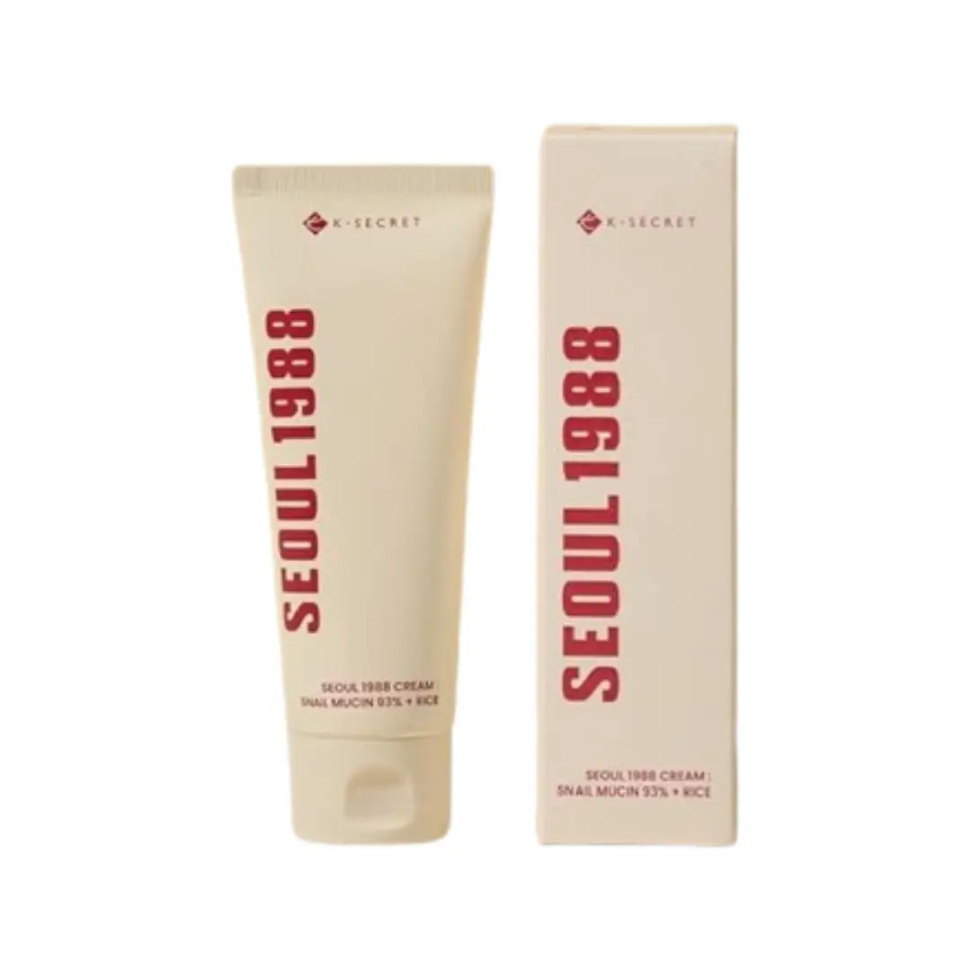 K - Secret Seoul 1988 Cream - Snail Mucin 93% + Rice 100ML