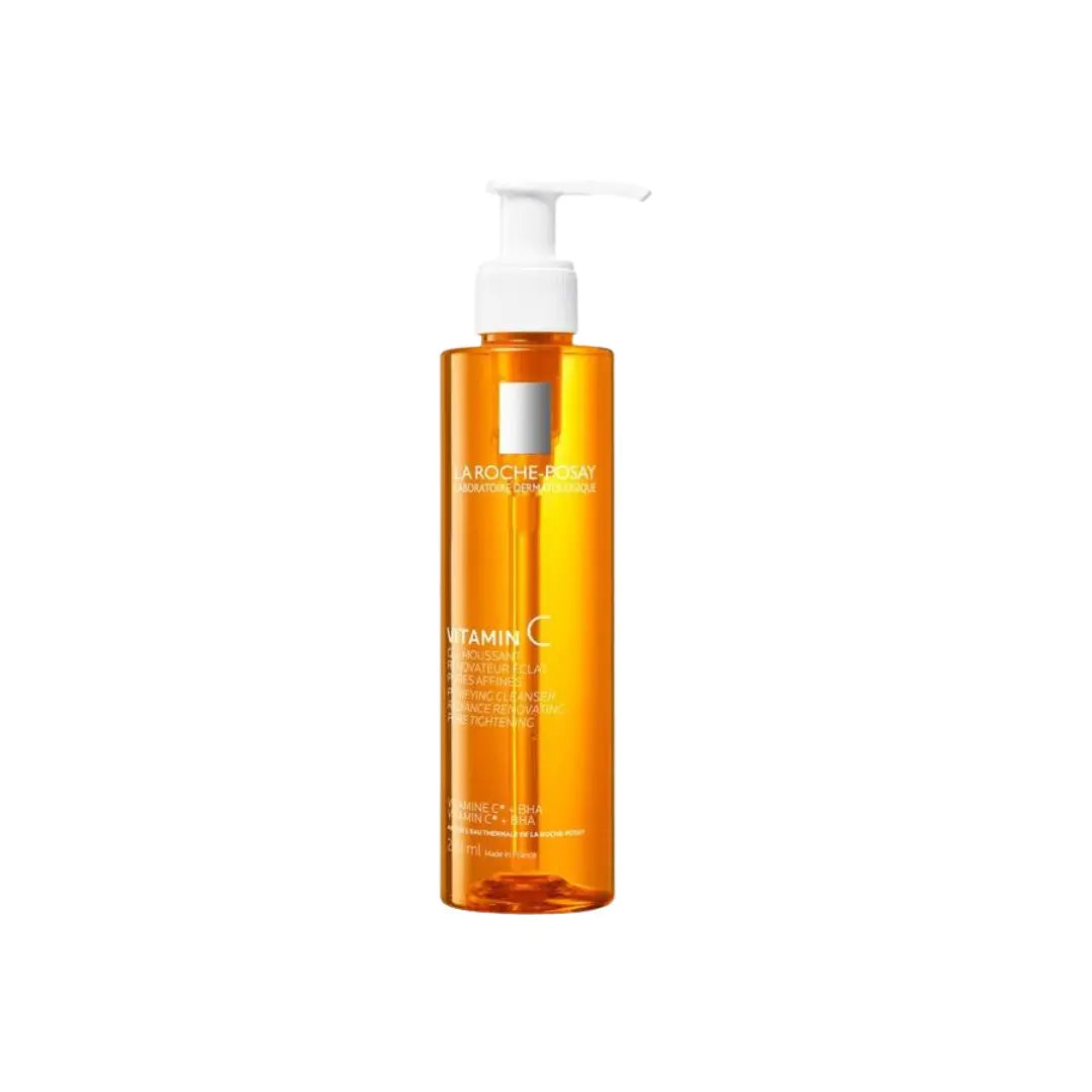 La Roche-Posay Vitamin C Gel Moussant 200ml foaming facial cleanser with Vitamin C for clean and refreshed-looking skin.