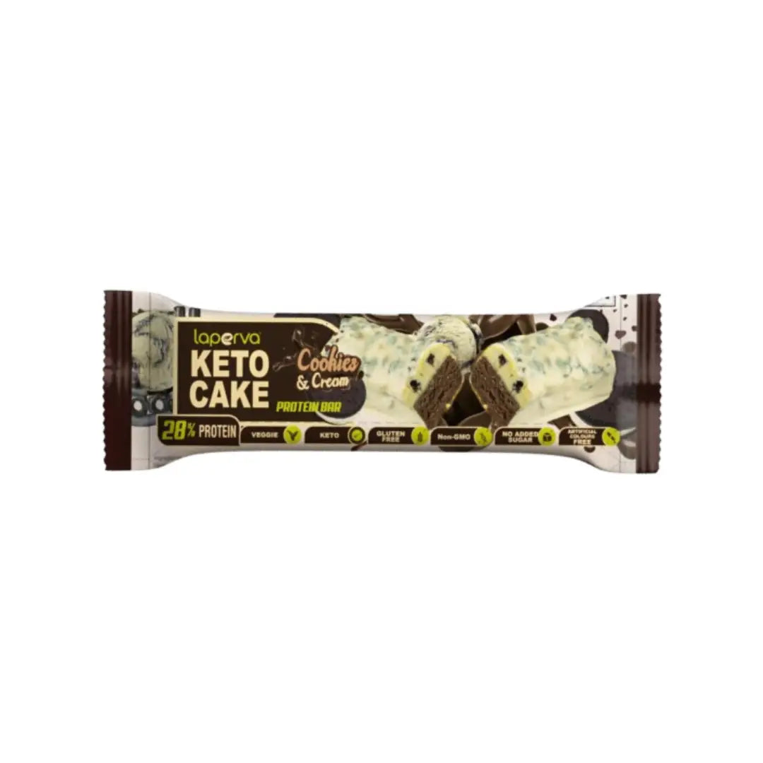 Laperva Keto Cake Protein Bar 60g Cookies and Cream