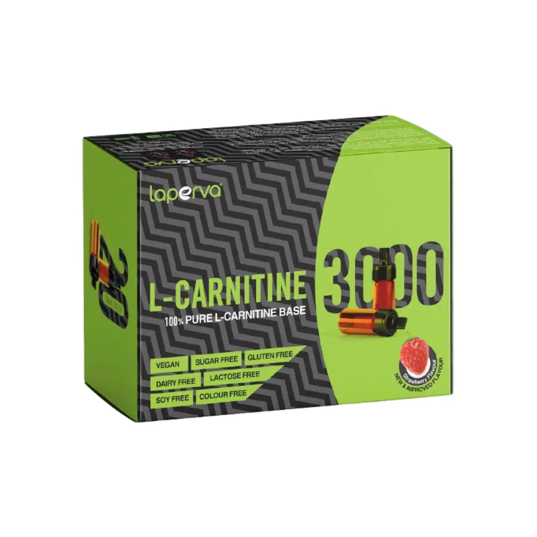 Laperva L Carnitine 3000 Vial Strawberry 20s