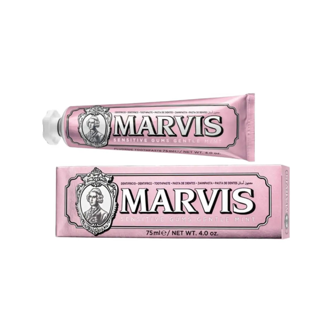 Marvis Sensitive Gums Gentle Mint Toothpaste 75ml – Mild Mint Toothpaste for Daily Oral Care
