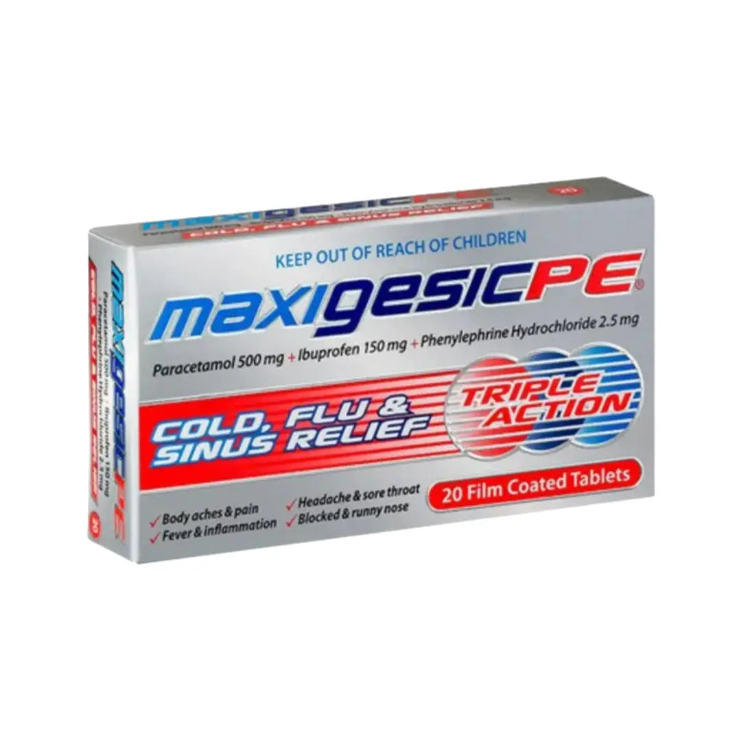 أقراص ماكسيجيسيك بي إي ثلاثية المفعول 20 قرصًا