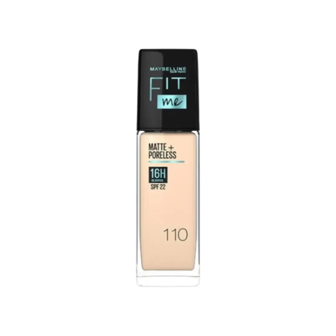 Maybelline Fit Me Matte+ Poreless Liquid Foundation SPF22 110 30ML