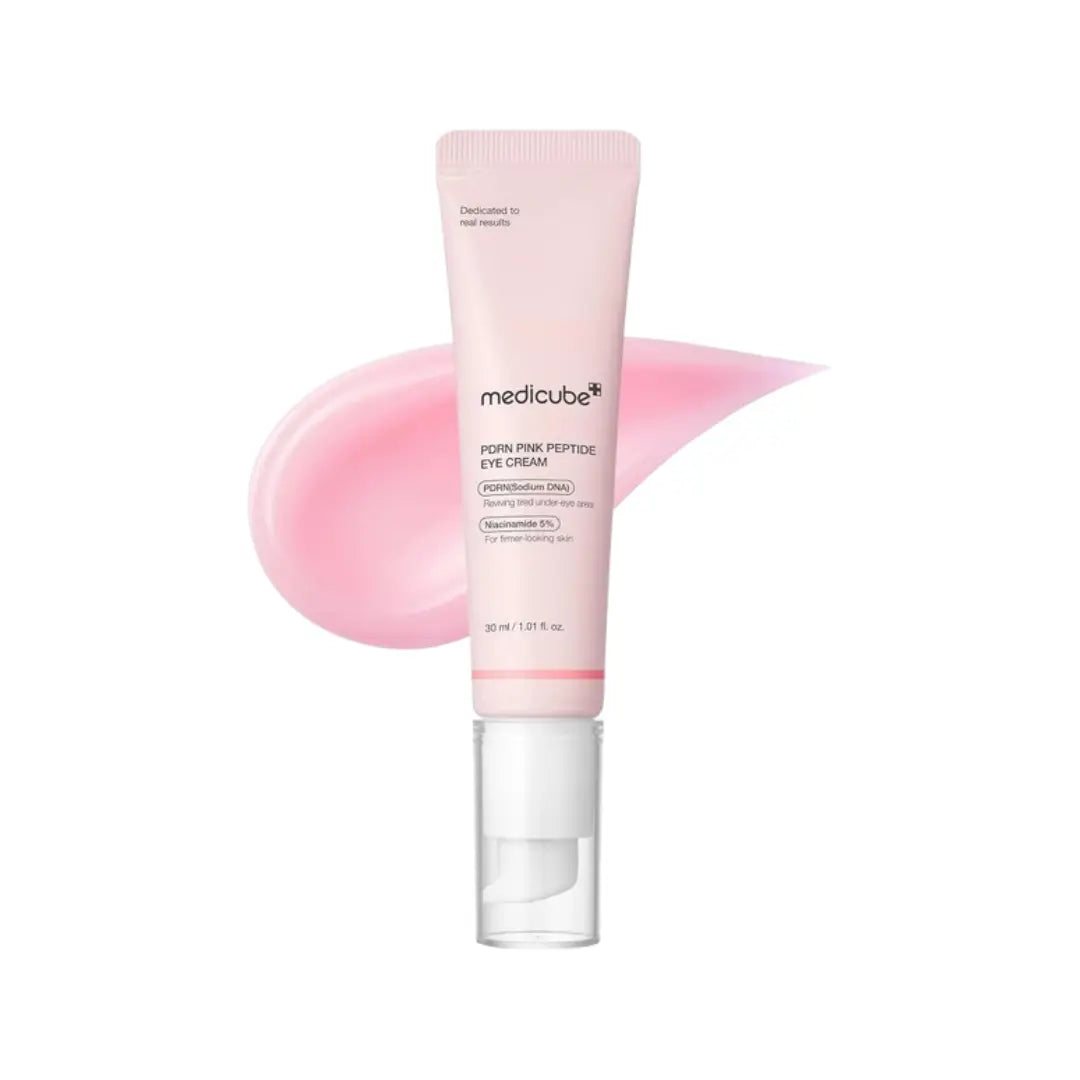 Medicube PDRN Pink Peptide Eye Cream 30ml – Brightening & Anti-Aging Eye Care