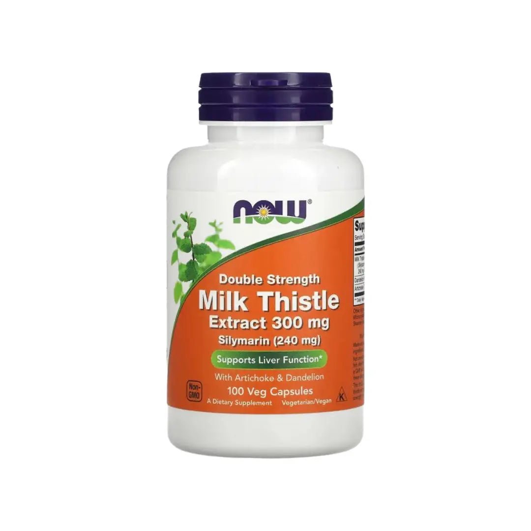 NOW Double Strength Silymarin Milk Thistle Extract 300mg Cap 100s