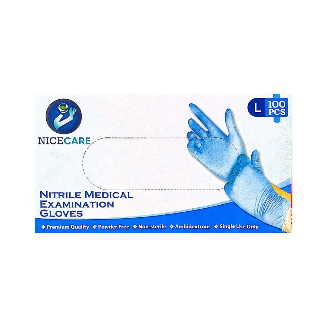 NICE CARE Latex Medical Gloves L 100s