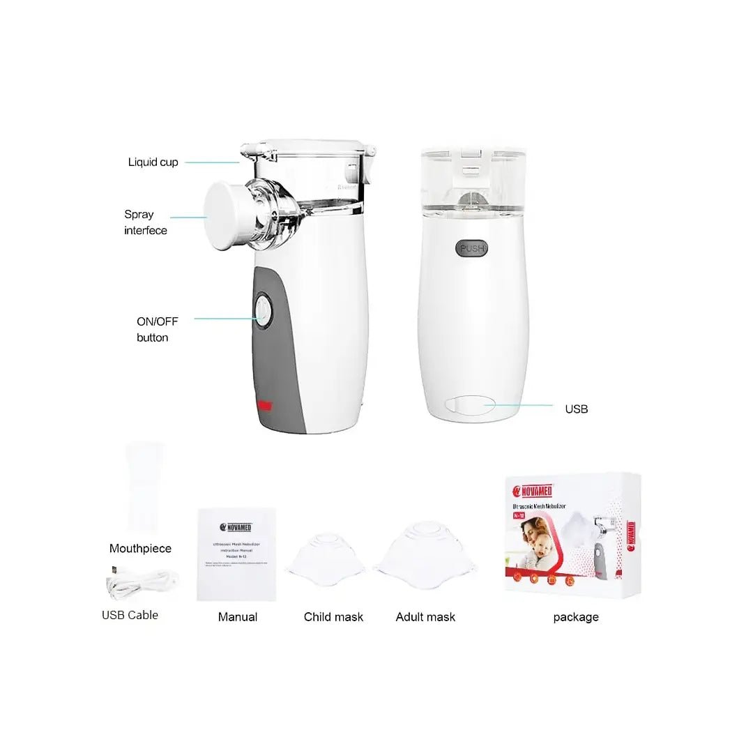 NOVAMED Ultrasonic Mesh Nebulizer N-12