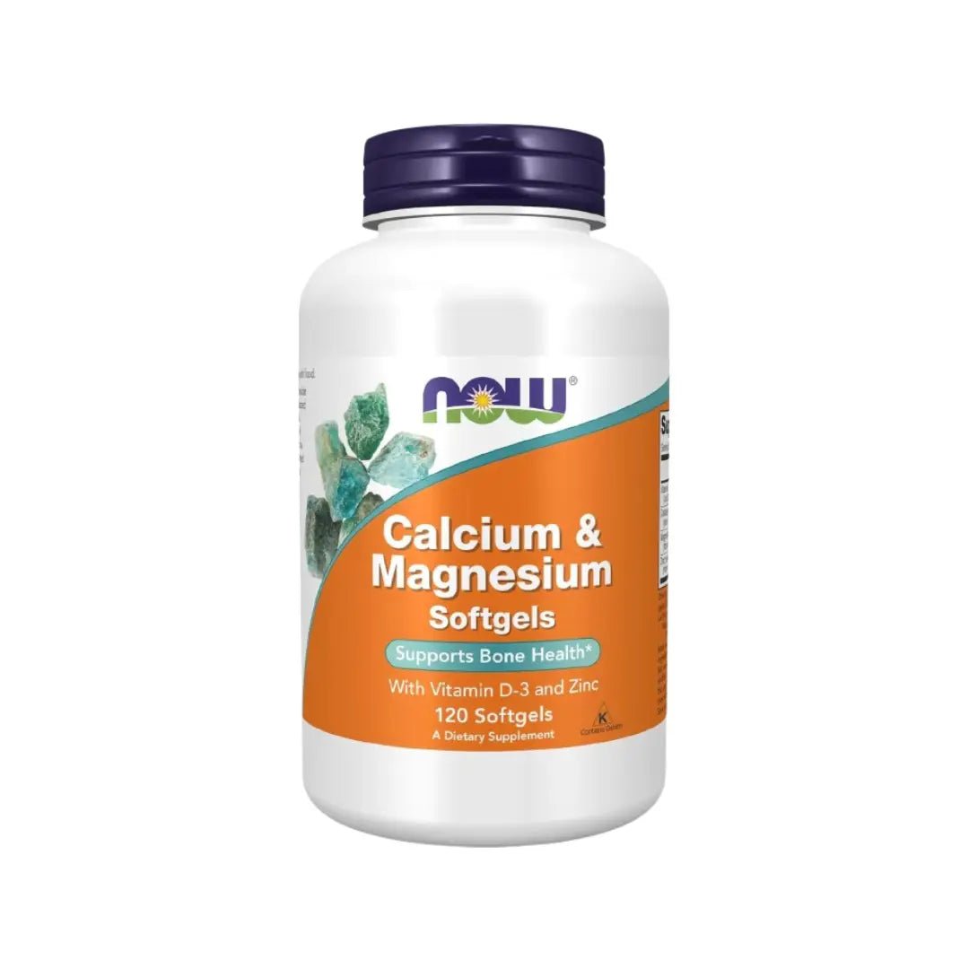 NOW CALCIUM MAGNESIUM VITAMIN D3 AND ZINC SOFTGEL