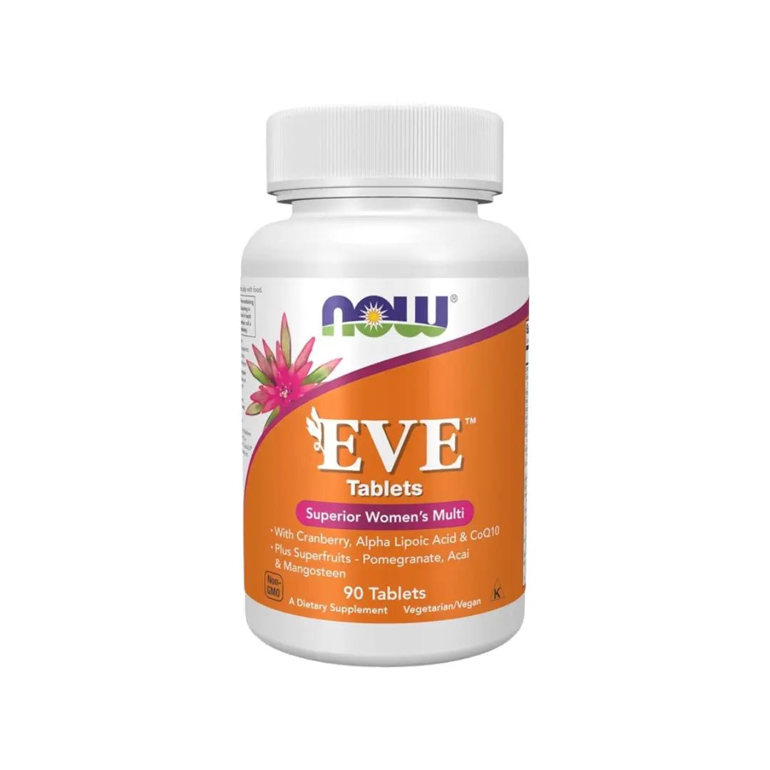 NOW EVE Women’s Multivitamin Tablets 90s bottle – daily multivitamin for women