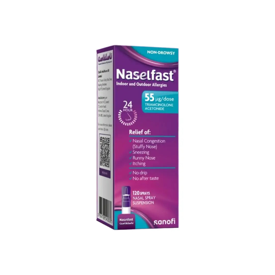 Naselfast 55MCG Nasal Spray 120 Dose
