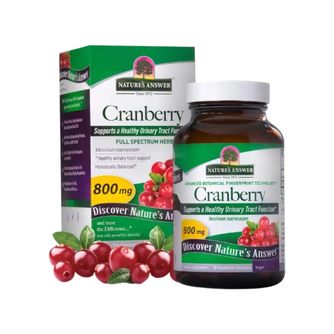 Natures Answer Cranberry 800mg Capsules 90s - Cranberry Extract Dietary Supplement