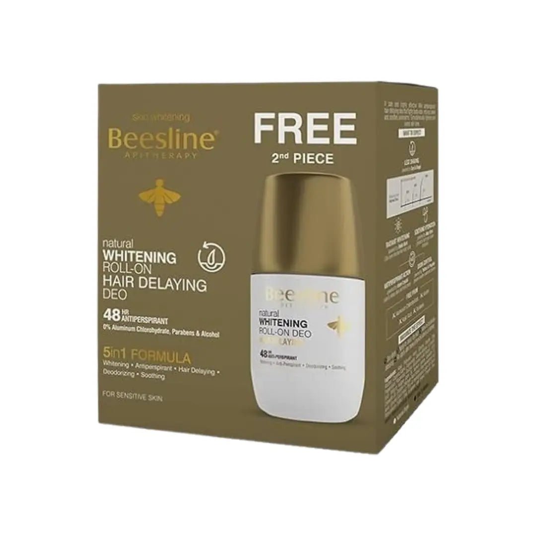 Beesline 5 in 1 48H Deo Roll On Hair Delaying 50 ml 1+1 Offer