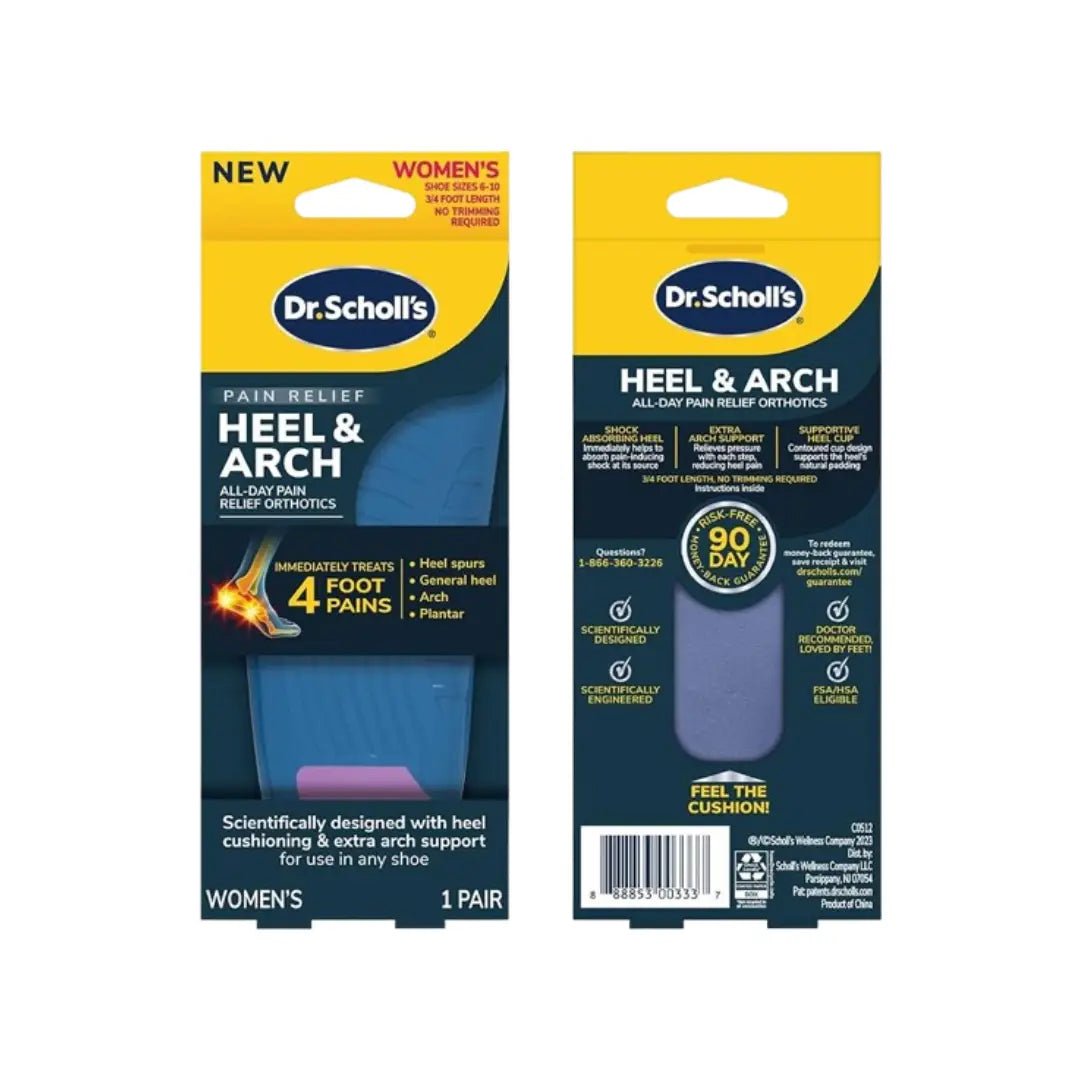 Dr. Scholl's Heel & Arch Pain Relief Womens Insole