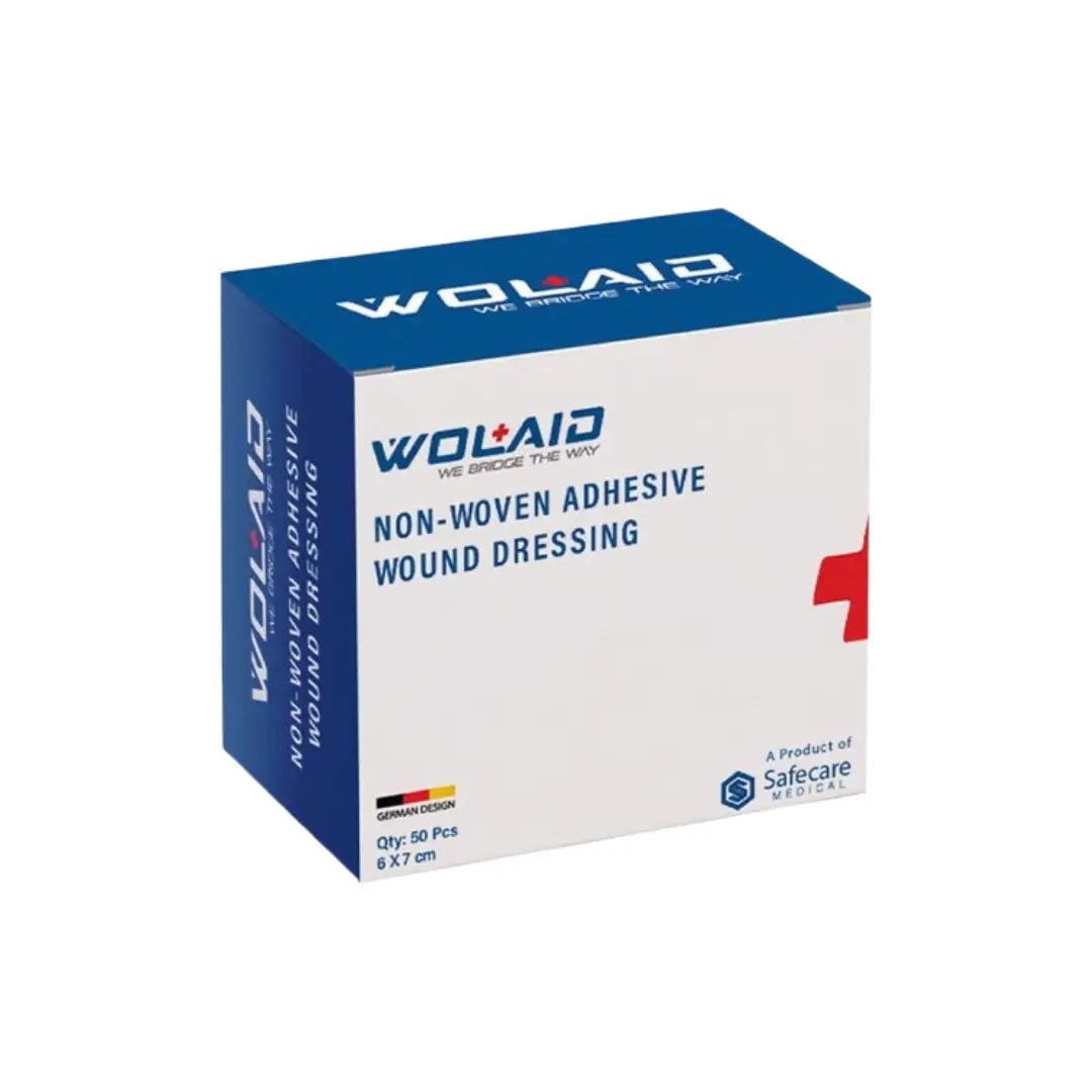 Wolaid Sterile Non-Woven Adhesive Dressing Pad 6*7 CM