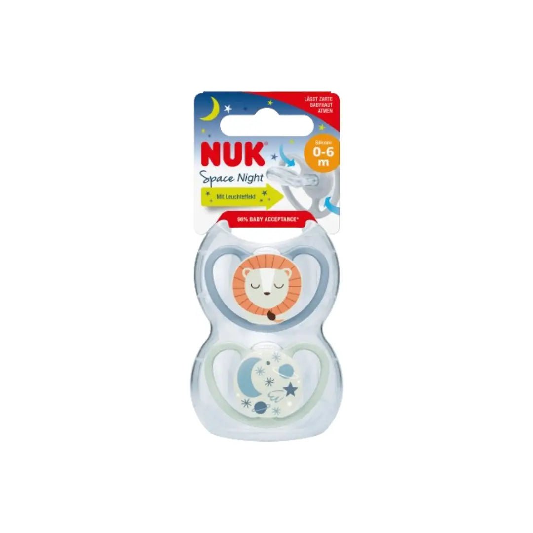 Nuk Space Night Soother 0-6M 2s 70666