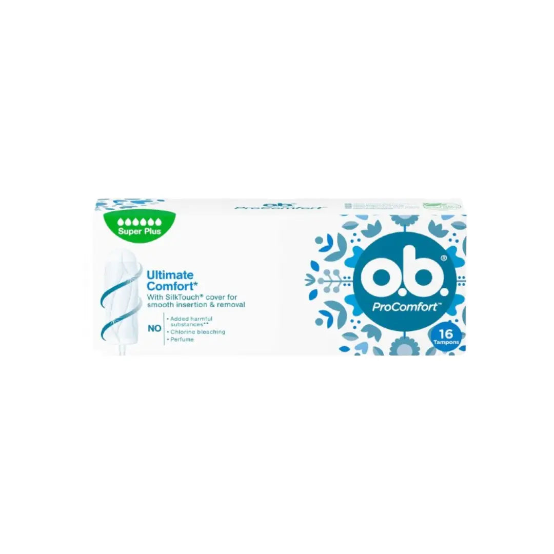 o.b. ProComfort Super Plus Tampons 16S for heavy menstrual flow