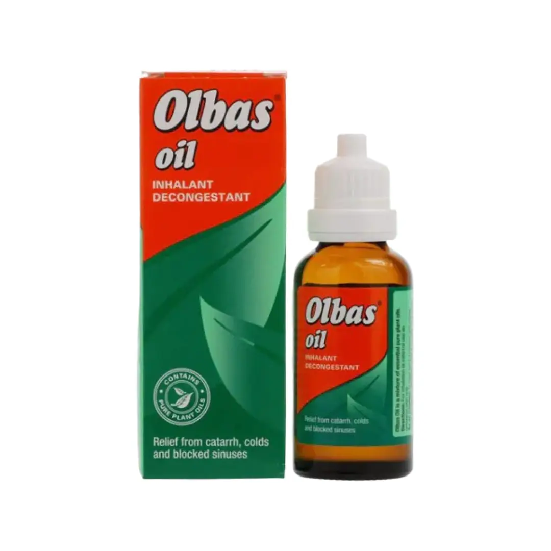 Olbas Oil 28ml for Adults Natural essential oil blend for relief from nasal congestion and respiratory discomfort