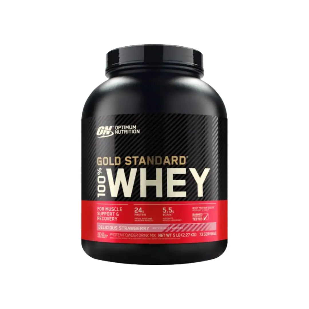 Optimum Nutrition Gold Standard Whey 5lb Delicious Strawberry