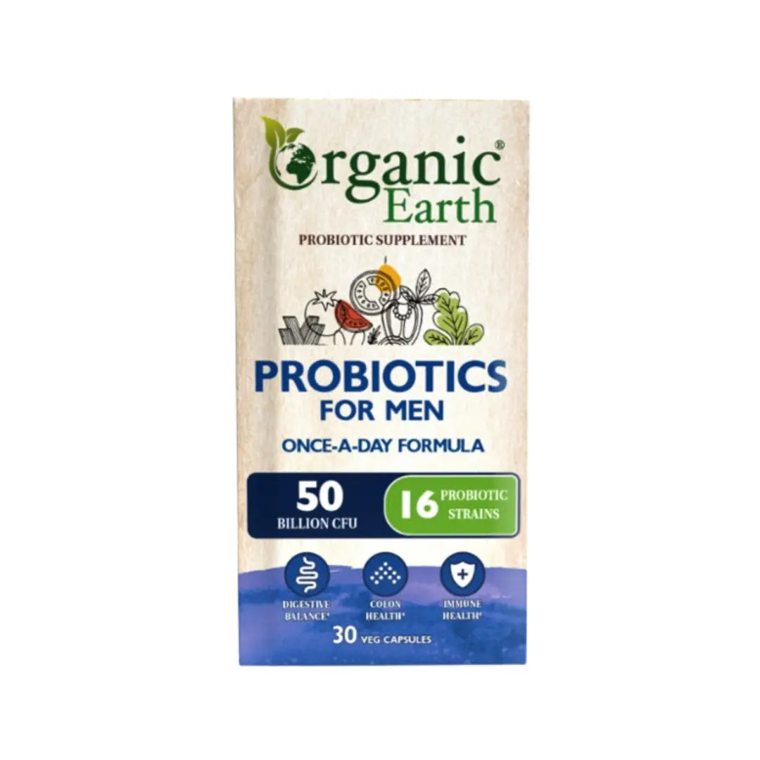 Organic Earth Probiotic For Men Cap 30s