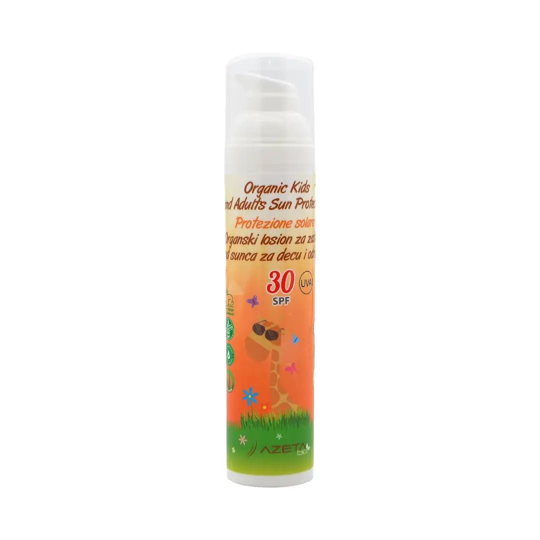 Organic Kids and Adults Sun Protection SPF30 100ml